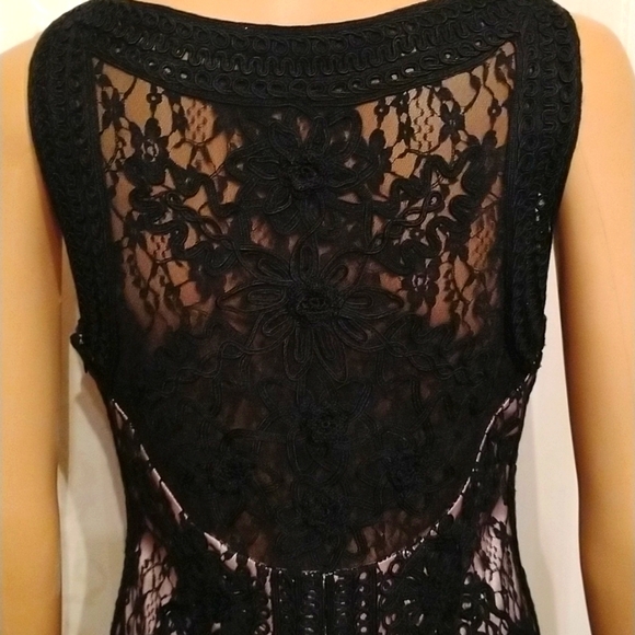 Original Sue Wong sz8 black lace dress NWOT - Picture 10 of 12